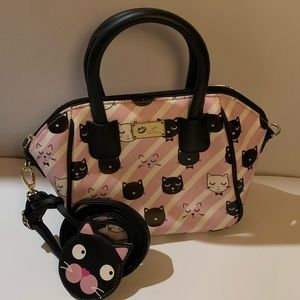 Luv Betsey by Betsey Johnson pink cat purse